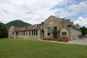 Stecoah Valley Cultural Arts Center is housed in a rock schoolhouse built in 1926 and nestled on 10 acres of land in Graham County, North Carolina.